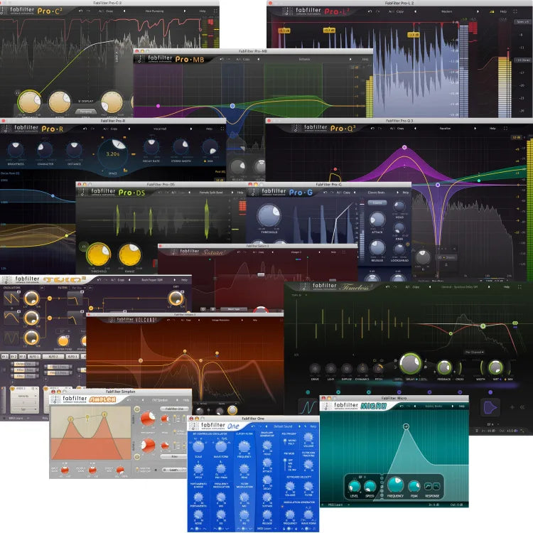 Fabfilter– Perpetual License for macOS & Windows | Instant Electronic Delivery USED